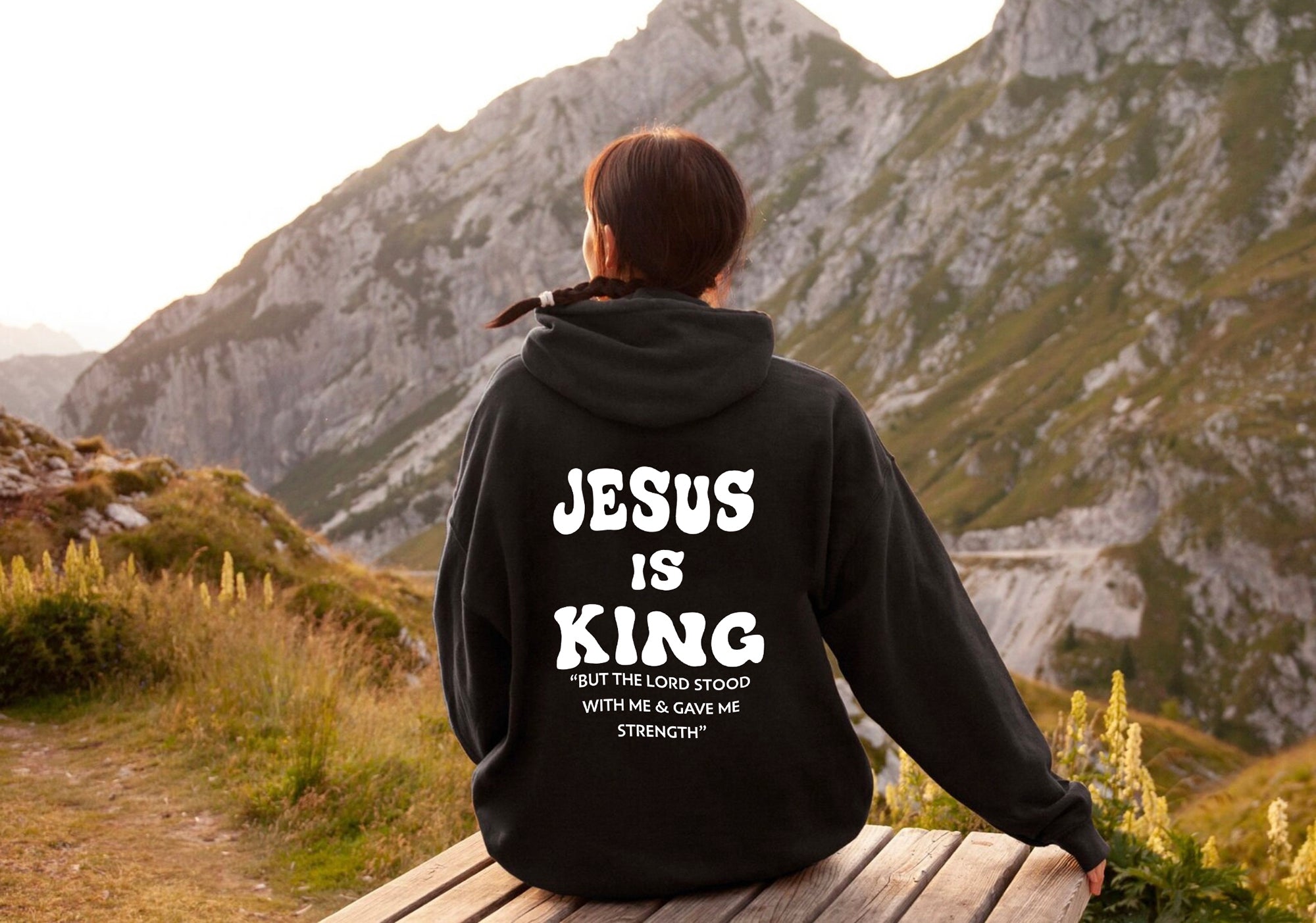 Jesus Is King Hoodie, Christian Apparel, Faith Apparel, Christian 