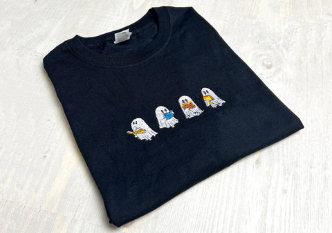 Bookish Ghosts Sweatshirt/T-Shirt for Halloween