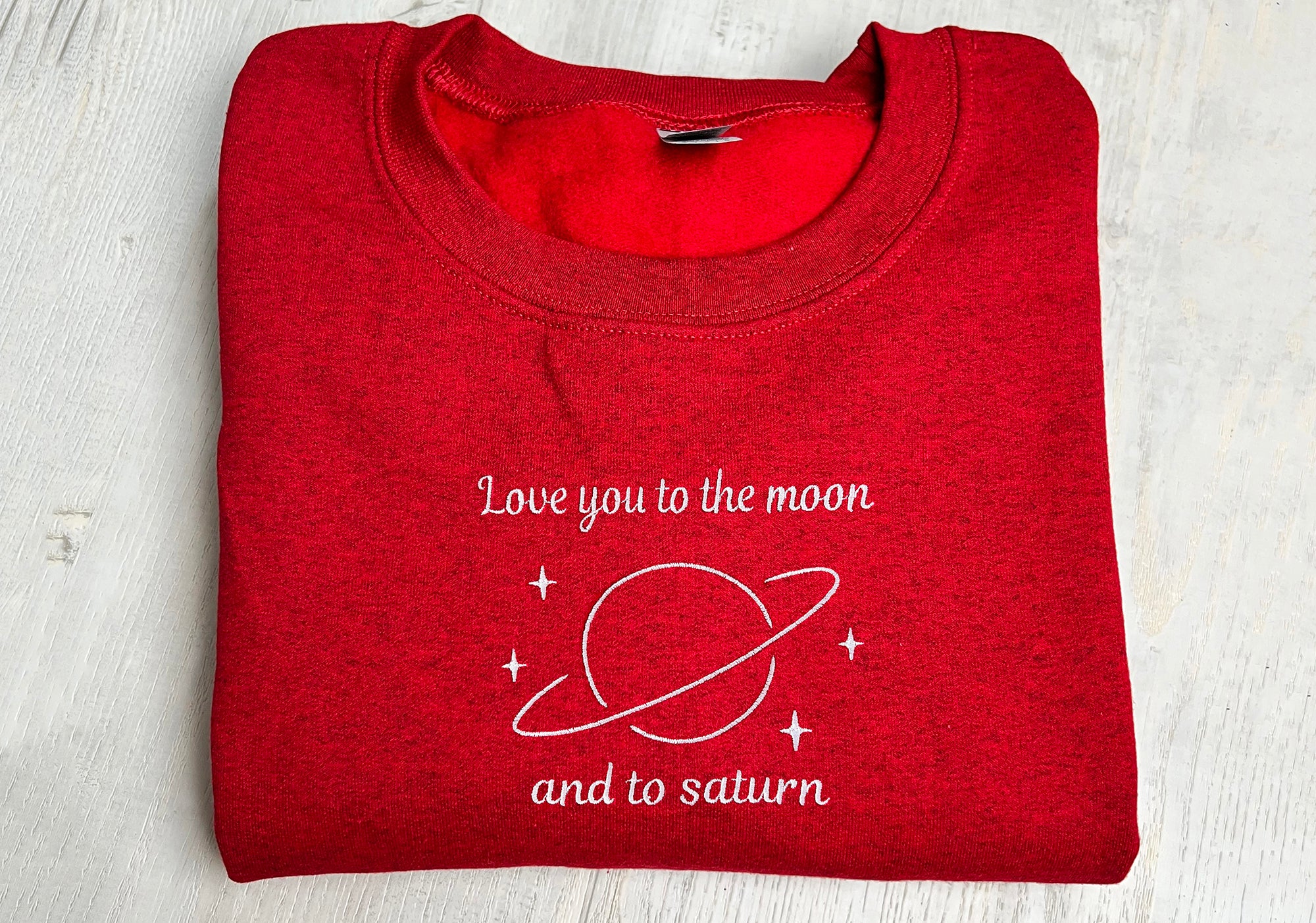 Love You To The Moon And To Saturn Sweatshirt, Taylor Swift Inspired Sweater - obprintshop
